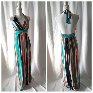 MAX & CLEO Multi-color MAXI DRESS